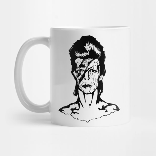 David Bowie Portrait Art by surmind